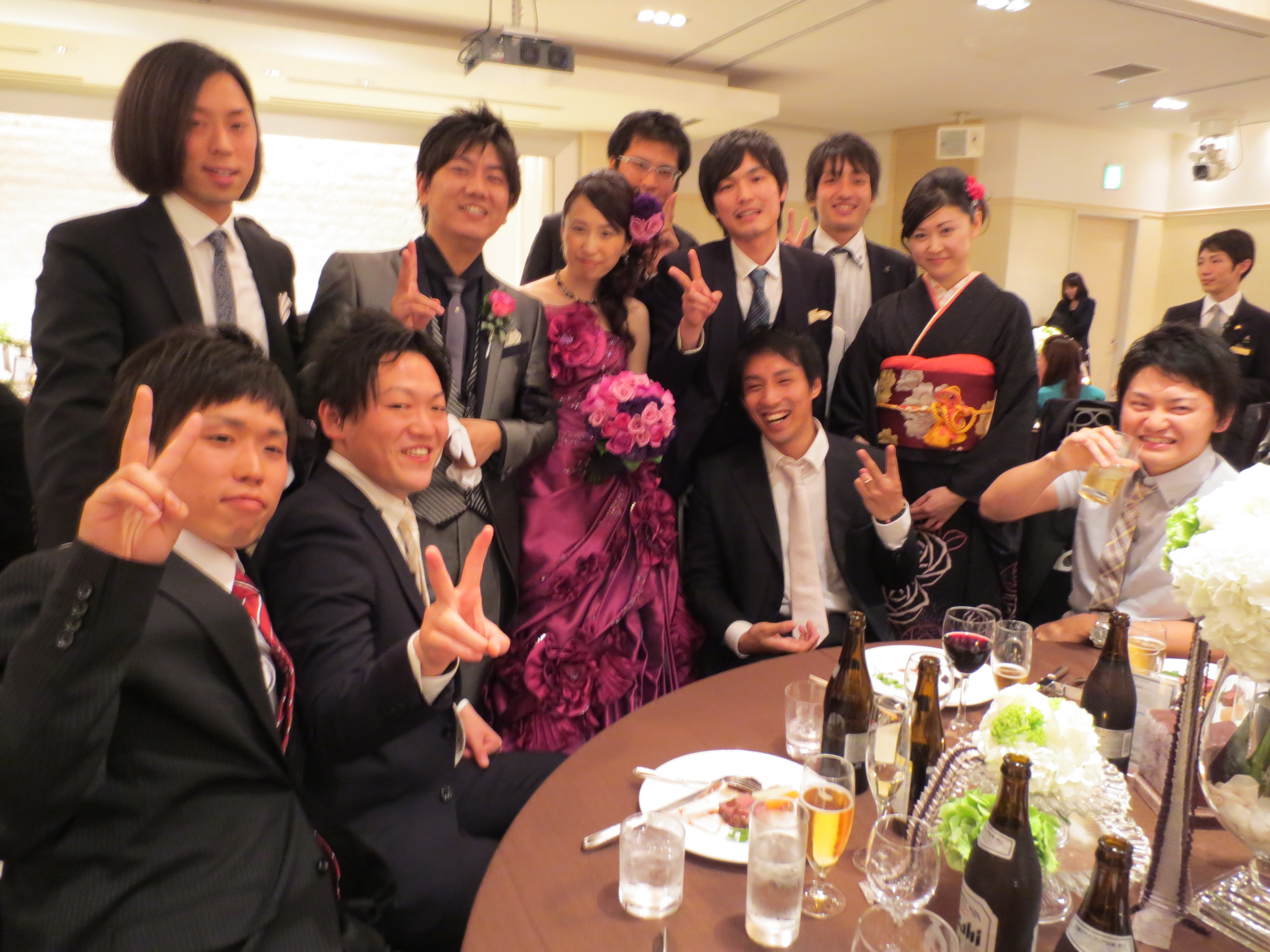 結婚式の写真