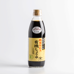 有機原料を使った杉樽仕込み・天然醸造の有機しょうゆ