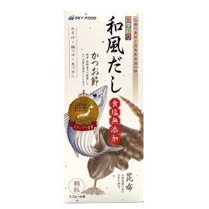 素材の旨みが引き立つ 食塩無添加の本格和風だし